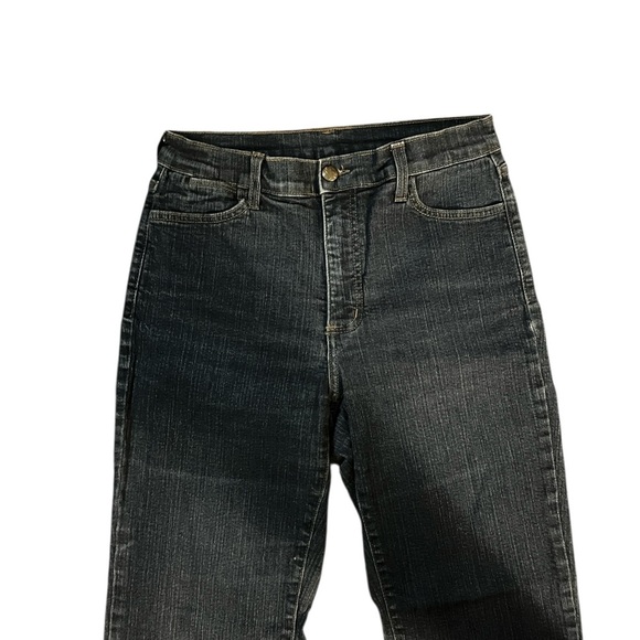 NYDJ Dark Blue Flare Jeans Size 8P - Picture 7 of 7